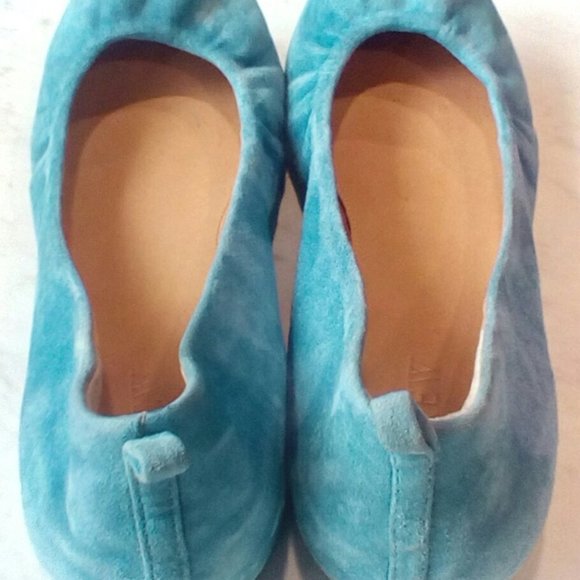 J.CREW Cece Suede Ballet Flats Womens Size 7.5 Med - Picture 3 of 4